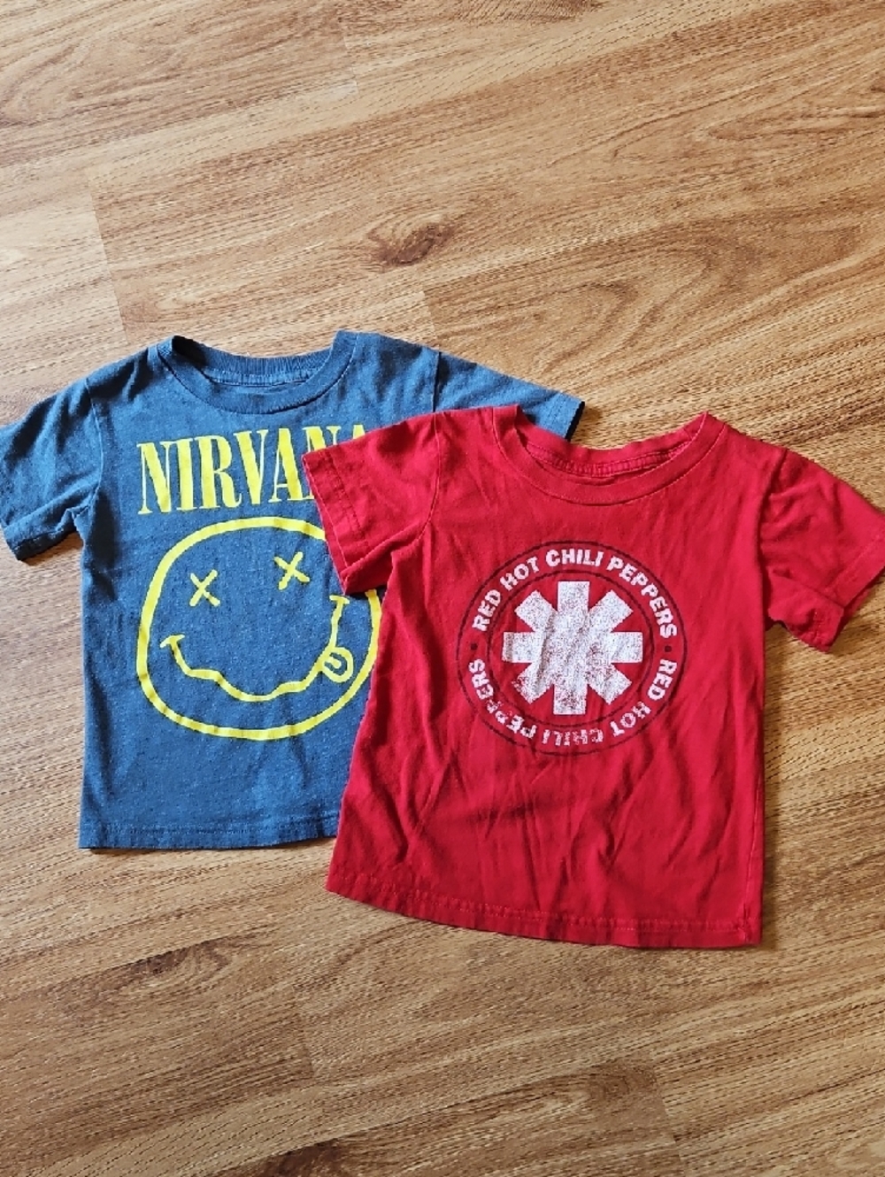 NIRVANA & RHCP Toddler Tees